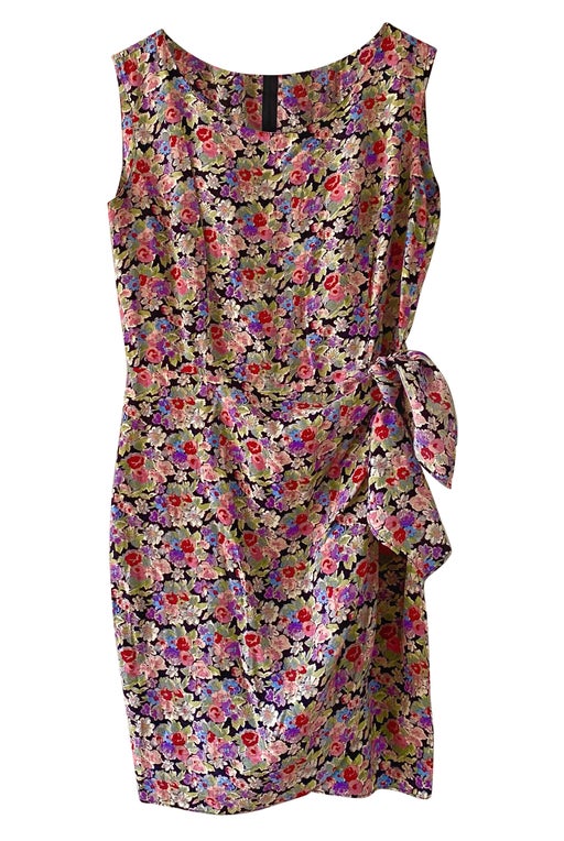 Floral wrap dress