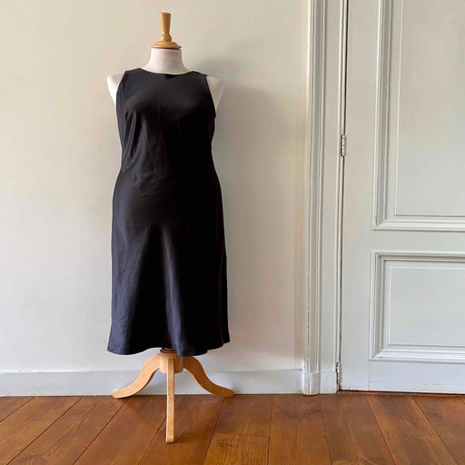 Satin midi dress