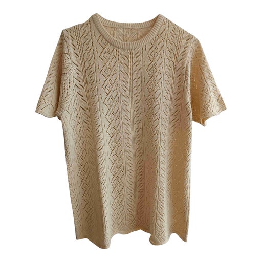 Openwork knit top
