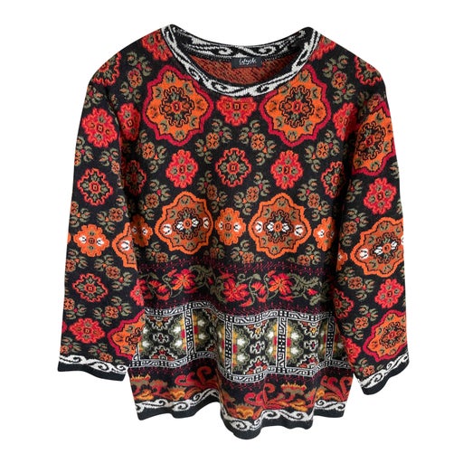 Patterned sweater