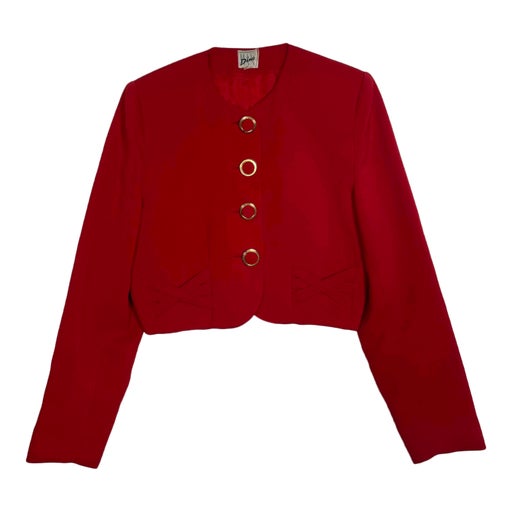 Short wool jacket