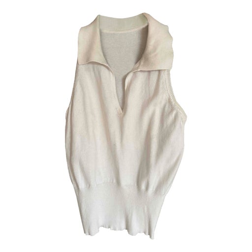 Sleeveless polo shirt