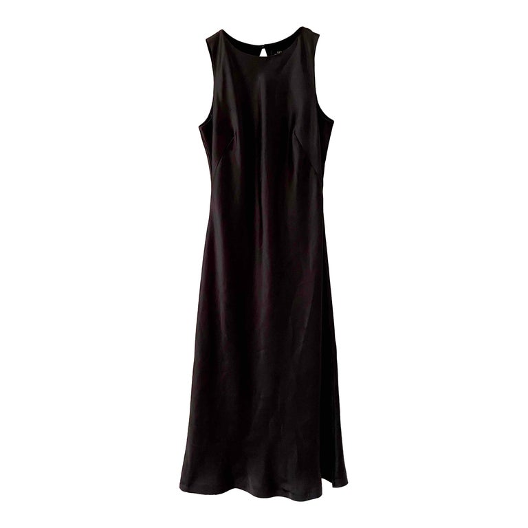 Satin midi dress