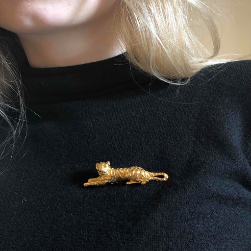 tiger brooch