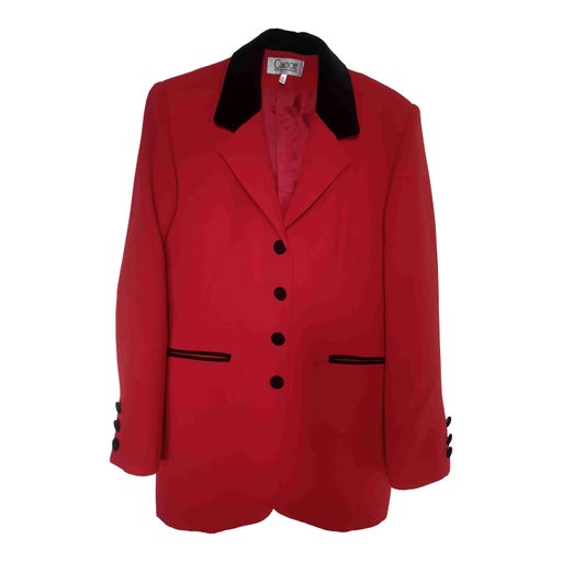 red blazer