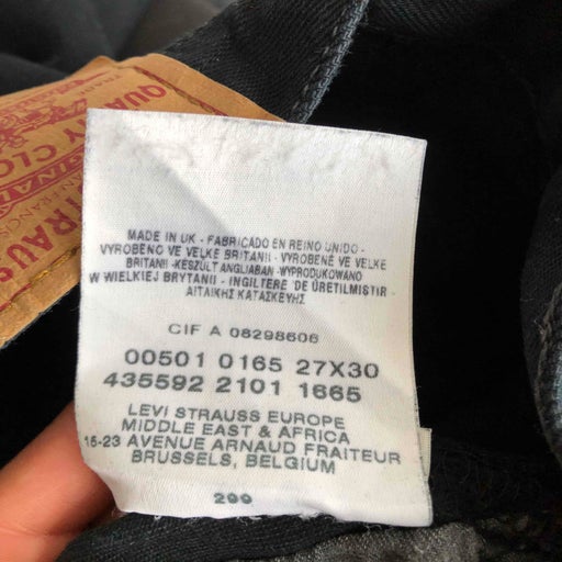 Levi's 501 W27L30 jeans