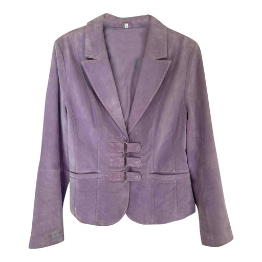 Suede blazer