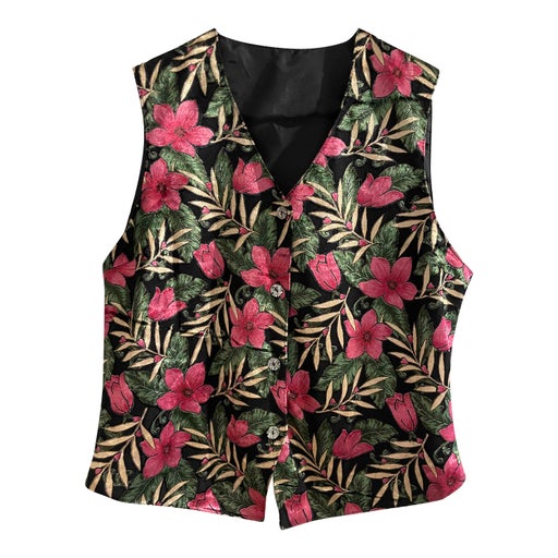 Floral Sleeveless Vest