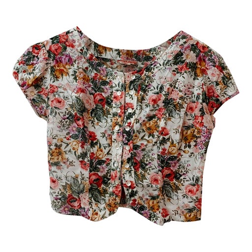 Blouse à fleurs