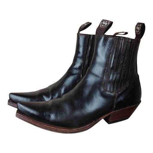 Santiags en cuir