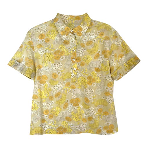 70's floral shirt
