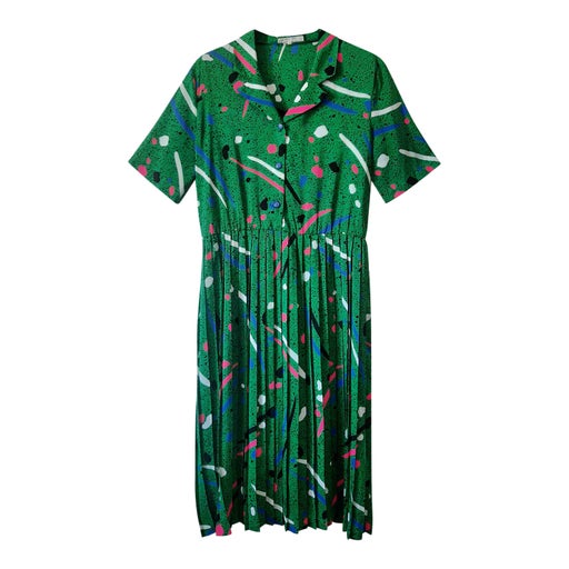 Long pleated dress