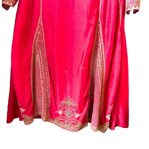 Long silk dress