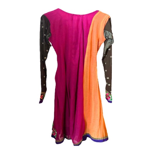 Long patchwork dress