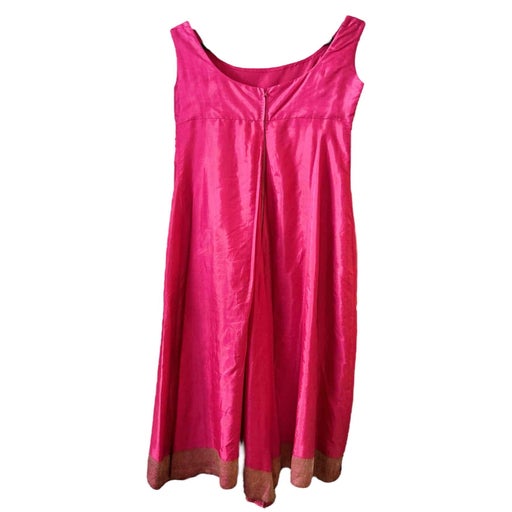 Long silk dress