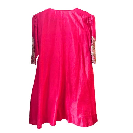 Long silk dress