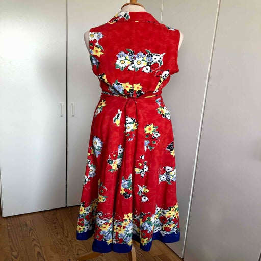 Floral shirt dress