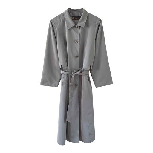 Belted trench coat
