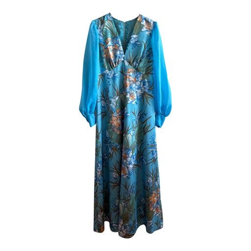 Robe longue à fleurs