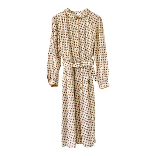 Silk shirt dress