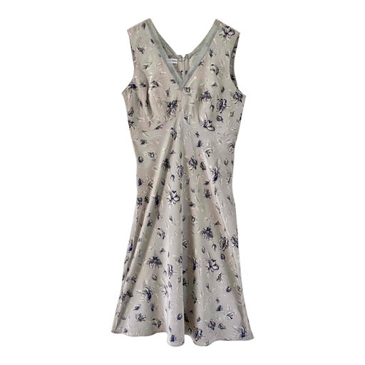 Robe midi en soie