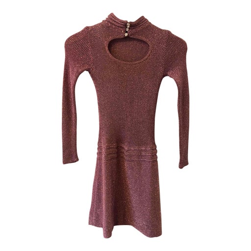 Shiny knit dress