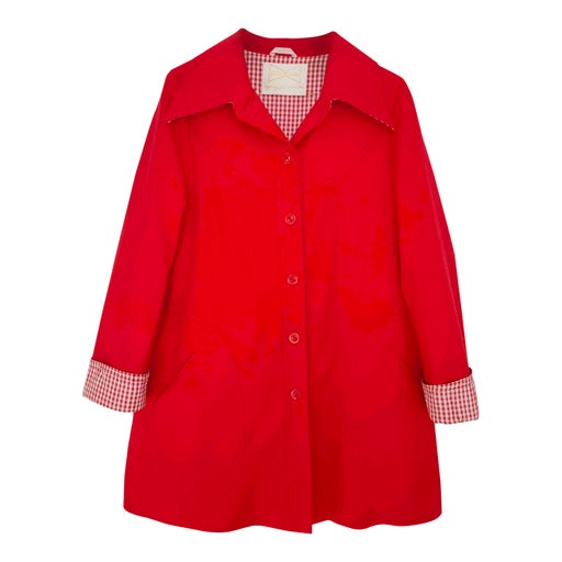 Trench court en denim