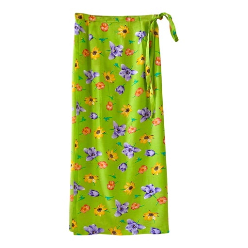 Long wrap skirt