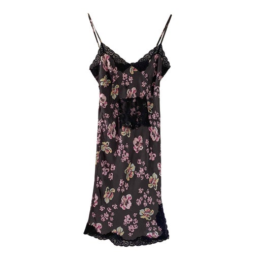 Nightie in washed satin silk