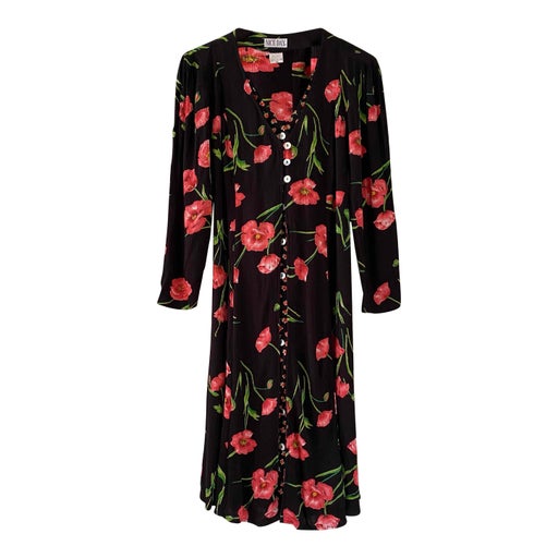 Poppies midi dress