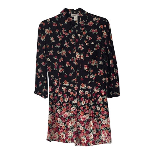 Floral shirt tunic