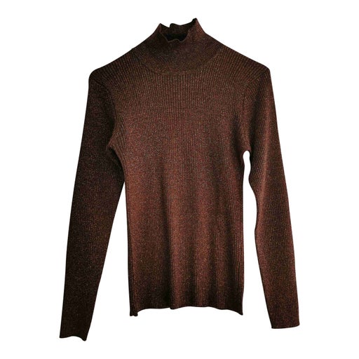 Lurex ribbed sweater