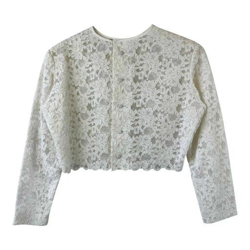 Crop top en dentelle