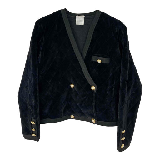 Velvet quilted jacket
