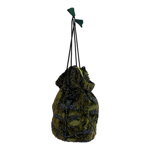 Mini velvet bag