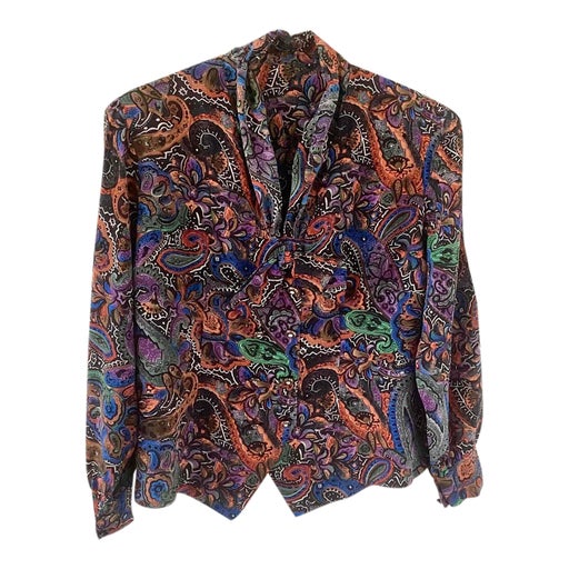 70's silk shirt