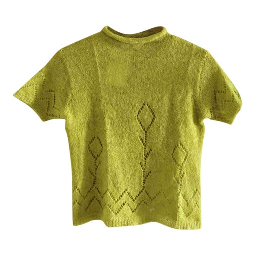 Wool and cotton top