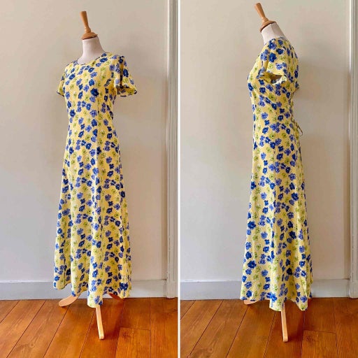Long silk dress