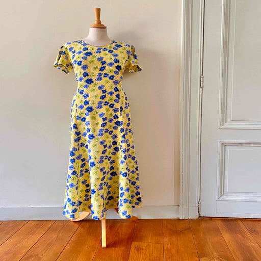 Long silk dress