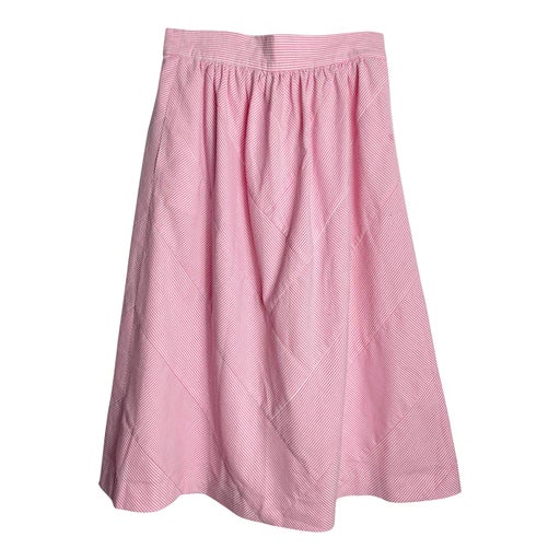 Jupe midi en coton
