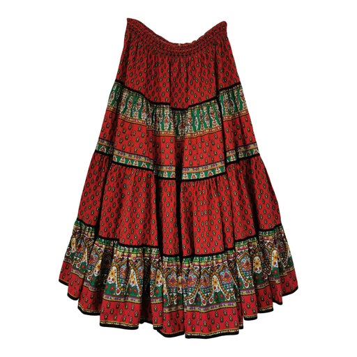 Provencal cotton skirt