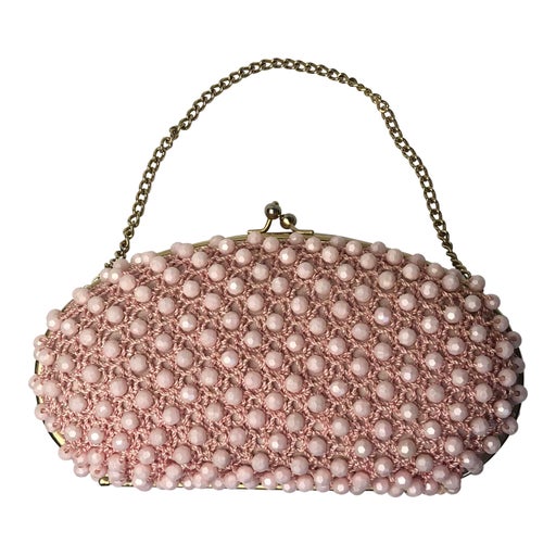 60's beaded pouch