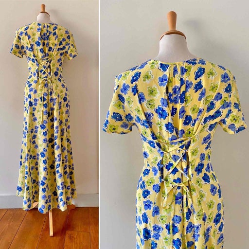 Long silk dress