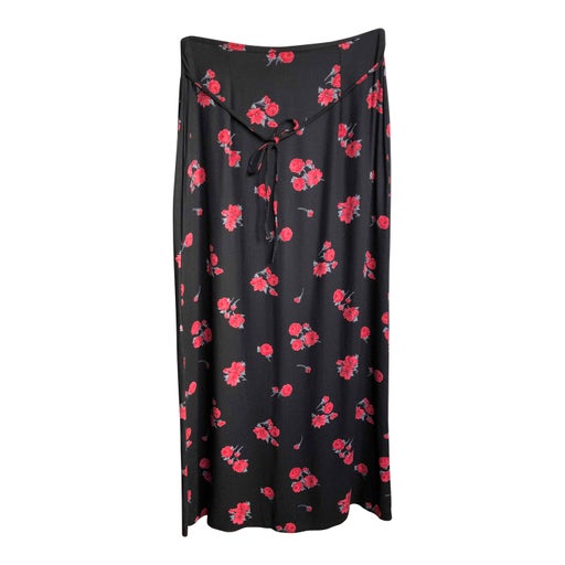 Long floral skirt