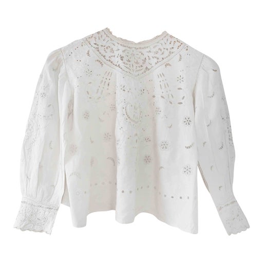 Blouse ancienne ajourée