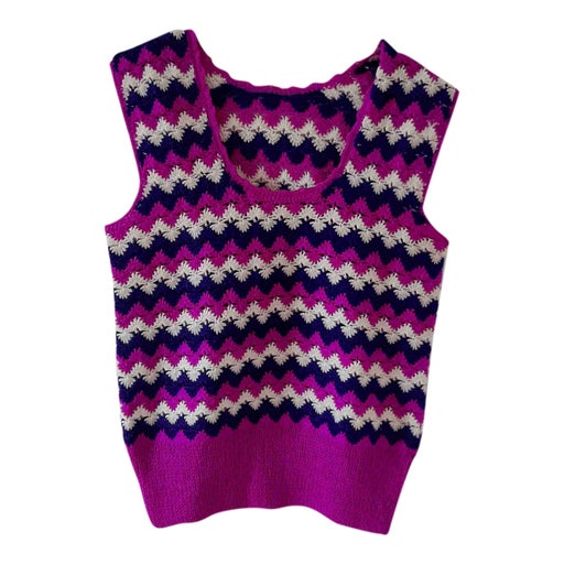 Pull sans manches en  laine