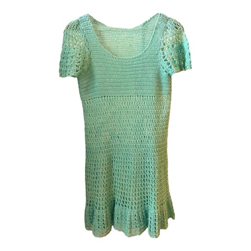 Crochet mini dress