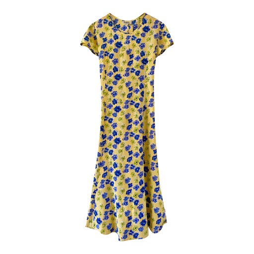 Long silk dress