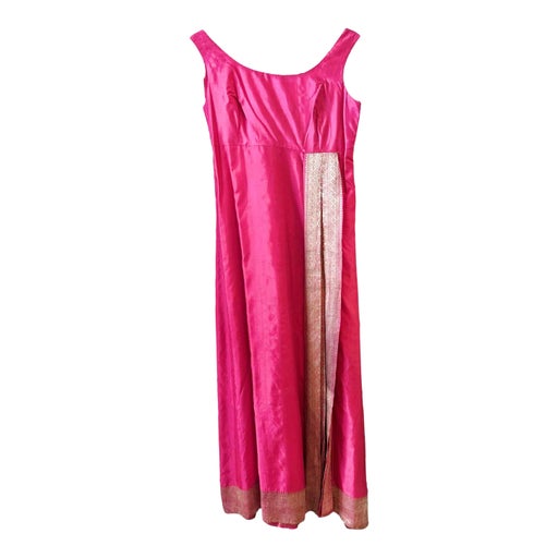 Long silk dress