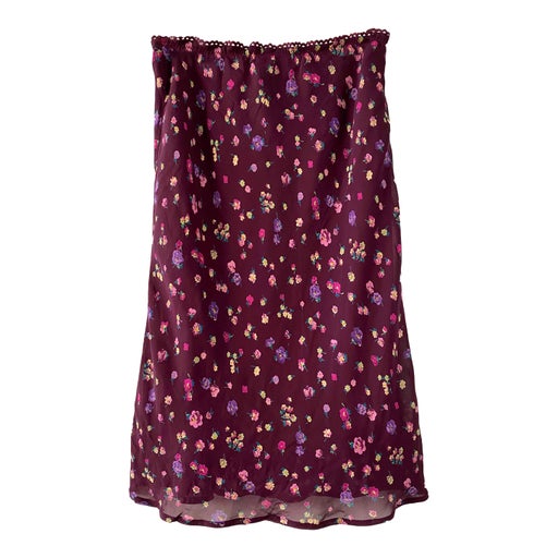 Voile midi skirt